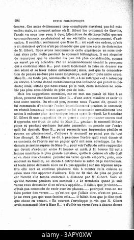 Questo testo accademico di Pierre Janet, intitolato "Note sue quelques phénomènes de somnambulisme", si concentra sul sonnamwalk e sulle sue origini psicologiche. Il lavoro fa parte della collezione University of Oregon Libraries, contribuendo alla comprensione dei fenomeni mentali associati al sonno. Foto Stock