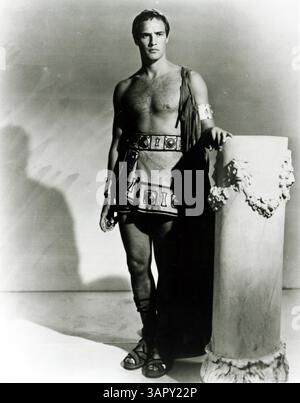 1 gennaio 2011 - MARLON BRANDO IN ''GIULIO CESARE''.1953.Â©FORNITO DA JG/(immagine di credito: © Globe Photos/ZUMAPRESS.com) Foto Stock