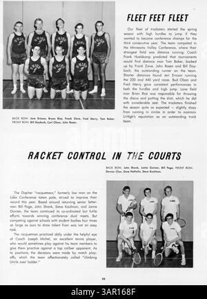 L'edizione 1961 di Bisbila, annuario della University High, documenta i diversi aspetti della vita studentesca durante l'anno accademico 1960-1961, evidenziando eventi sportivi, club scolastici e contributi degli insegnanti. Riflette anche la storia e la cultura afroamericana durante questo periodo. Foto Stock