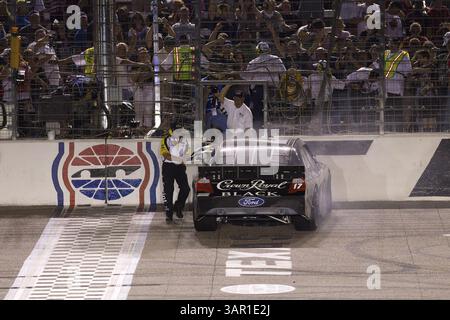 FORT WORTH, TX - APR 09, 2011: Matt Kenseth (17) vince la gara Samsung Mobile 500 al Texas Motor Speedway di Fort Worth, Texas. (Immagine di credito: © ASP/Cal Sport Media/ZUMAPRESS.com) Foto Stock