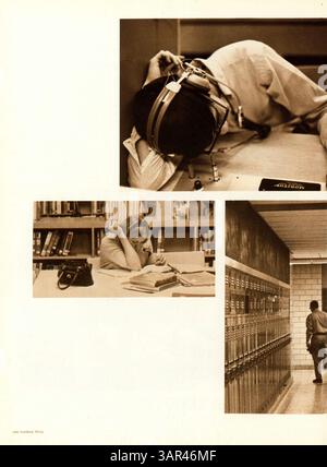 L'annuario 1970 della Richfield High School include studenti, insegnanti, club, atletica leggera e altre attività dell'anno scolastico 1969-1970. Foto Stock