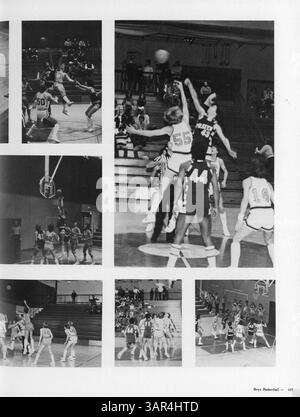 L'annuario 1981 del Park Center High riflette i momenti salienti dell'anno scolastico, con pietre miliari accademiche e atletiche, eventi sociali e ricordi degli studenti. Foto Stock