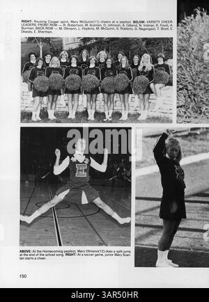 L'annuario "Windigo 78" del 1978 della Edina West High School mette in evidenza gli studenti, gli insegnanti, i club, l'atletica leggera e gli eventi importanti dell'anno scolastico 1977-1978. Foto Stock