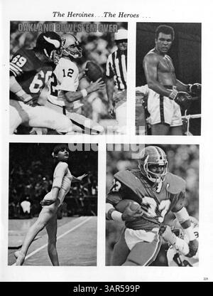 "Pirate Vol. Vi: Treasures,' il 1977 Park Center High Yearbook, offre uno sguardo agli studenti, agli insegnanti, all'atletica leggera e ai principali eventi dell'anno scolastico 1972-1973. Foto Stock