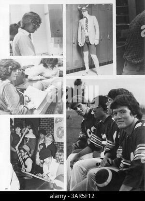 L'annuario del 1981 del Park Center High mette in evidenza momenti significativi, eventi sportivi, tradizioni scolastiche e risultati degli studenti durante l'anno scolastico 1980-1981. Foto Stock