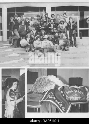 L'annuario 1981 del Park Center High, Pirate volume X, mostra i risultati raggiunti, gli estratti e i momenti memorabili dell'anno accademico 1980-1981. Foto Stock