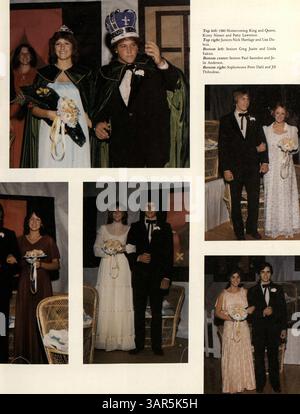 Questa edizione 1981 dell'annuario del Park Center High presenta la comunità delle scuole superiori, documentando studenti, insegnanti, squadre di atletica e i principali eventi dell'anno scolastico 1980-1981. Foto Stock