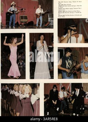 L'annuario del 1981 del Park Center High, Pirate volume X, offre uno sguardo completo sull'anno scolastico, documentando gli studenti, gli insegnanti, gli eventi e l'atletica del 1980-1981. Foto Stock