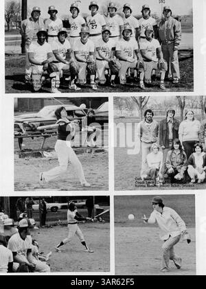 L'annuario Polaris 1979 della North High School commemora i risultati e i momenti dell'anno scolastico 1978-1979, riflettendo sulla fine degli anni '1970 con momenti salienti di sport, attività studentesche e successi accademici. Foto Stock