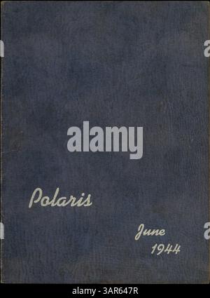 Il North High Yearbook 1944, intitolato "Polaris album", documenta la classe di laurea del giugno 1944, con profili degli studenti, facoltà, atletica, club, e eventi significativi dell'anno scolastico 1943-1944, con un focus sulla storia afroamericana. Foto Stock