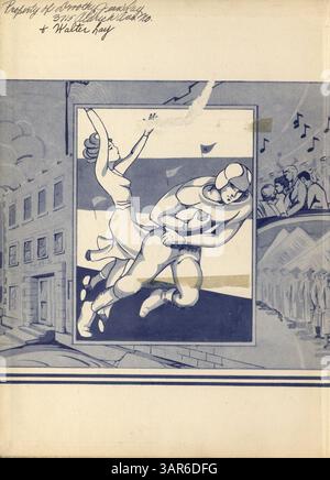 Questo annuario delle scuole superiori del 1943, Polaris, fornisce un record di vita studentesca, risultati accademici e significativi eventi sociali e sportivi dell'anno scolastico 1942-1943, con un focus sulla storia afroamericana. Foto Stock