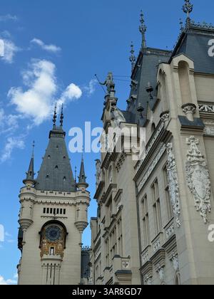 Il Palazzo della Cultura di Iasi, Romania Foto Stock