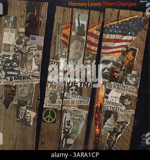 Ramsey Lewis - Them Changes - copertina in vinile vintage Foto Stock