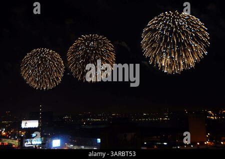 4 luglio 2011 - New York, N.. Y, USA - 35th Annual Macy's 4 luglio fuochi d'artificio 2011, New York City 07-04-2011. 2011.(immagine di credito: © Globe Photos/ZUMAPRESS.com) Foto Stock