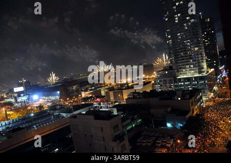 4 luglio 2011 - New York, N.. Y, USA - 35th Annual Macy's 4 luglio fuochi d'artificio 2011, New York City 07-04-2011. 2011.(immagine di credito: © Globe Photos/ZUMAPRESS.com) Foto Stock
