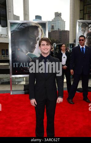 11 luglio 2011 - New York, New York, Stati Uniti - daniel radcliffe. Anteprima di harry potter. lincoln Center, nyc 07-11-2011 . Foto di Ken Babolcsay- / foto 2011 (immagine di credito: © Ken Babolocsay/Globe Photos/ZUMAPRESS.com) Foto Stock