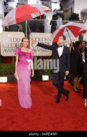 17 gennaio 2010 - Los Angeles, California, USA - l'attrice DIANE KRUGER e l'attore JOSHUA JACKSON al 67° Golden Globes Awards annuale al Beverly Hilton di Beverly Hills, CA Sunday. (Immagine di credito: © HFPA/ZUMApress.com) Foto Stock