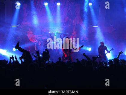 3 novembre 2013 - Calgary, AB, Canada - Slayer' si esibisce al Big Four Building di Calgary, alta, domenica 3 novembre 2013. Mike Drew/Calgary Sun/QMI Agency (immagine di credito: © Mike Drew/QMI Agency/ZUMAPRESS.com) Foto Stock