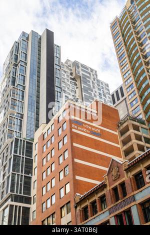 L'Esercito della salvezza, movimento cristiano caritatevole e religioso, quartier generale nel centro di Elizabeth Street Sydney, New South Wales, Australia Foto Stock