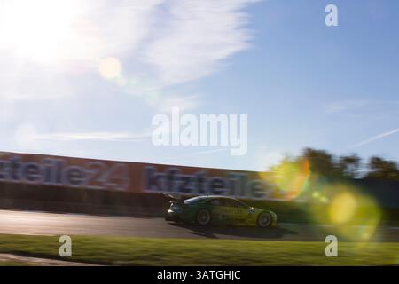 28 settembre 2013 - Zandvoort, Paesi Bassi - MIKE ROCKENFELLER tedesco e Audi Sport Team Phoenix guida durante la sessione di prove del DTM German Touring Car Championship sul circuito Park Zandvoort di Zandvoort, Paesi Bassi. (Immagine di credito: © James Gasperotti/ZUMAPRESS.com) Foto Stock