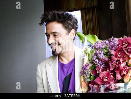 3 aprile 2009 - Los Angeles, California, Stati Uniti - spettacoli fotografici: L'attore Robert Downey Jr del film ''The Soloist'' (immagine di credito: © Armando Gallo/ZUMA Studio) Foto Stock