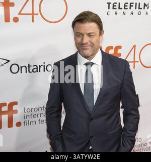 12 settembre 2015 - Toronto, Canada - l'attore Sean Bean partecipa alla prima mondiale di The Martian al Toronto International Film Festival presso la Roy Thomson Hall 11 settembre 2015 a Toronto, Canada. (Immagine di credito: © Bill Ingalls via ZUMA Wire) Foto Stock