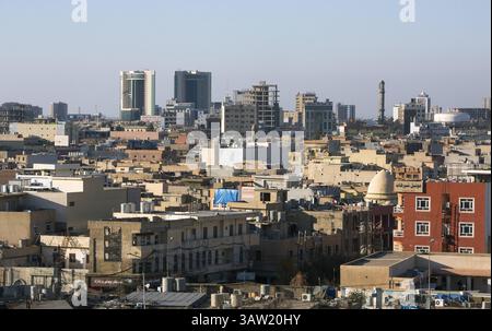 3 febbraio 2016 - Erbil, Iraq - veduta di Erbil, Iraq dalla vecchia cittadella (immagine di credito: © Ton Koene via ZUMA Wire) Foto Stock