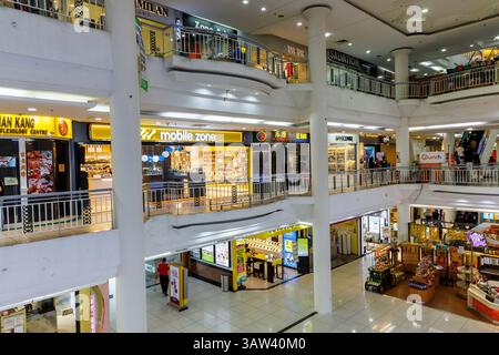 Shopping Centre, Miri, Malaysia Foto Stock