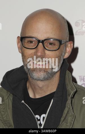 12 aprile 2016 - Los ANGELES, CA, Stati Uniti - LOS ANGELES - APR 12: Moby alla Adderall Diaires Premiere Screening della serie A24/DIRECTV all'ArcLight Hollywood il 12 aprile 2016 a Los Angeles, CA (Credit Image: © hPa/Newscom via ZUMA Press) Foto Stock