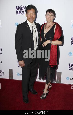 12 aprile 2016 - Los ANGELES, CA, USA - LOS ANGELES - APR 12: Ospiti alla proiezione Adderall Diaires Premiere della serie A24/DIRECTV all'ArcLight Hollywood il 12 aprile 2016 a Los Angeles, CA (Credit Image: © hPa/Newscom via ZUMA Press) Foto Stock