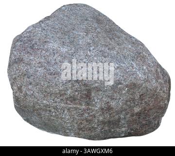 Grande pietra isolata su sfondo trasparente. Immagine png ravvicinata. Foto Stock