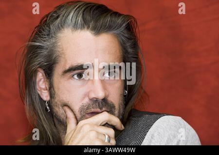 11 ottobre 2008 - Hollywood, California, Stati Uniti - Colin Farrell promuove ''orgoglio e gloria'' a Los Angeles, CA. 11 ottobre 2008 (Credit Image: © Armando Gallo/ZUMA Studio) Foto Stock