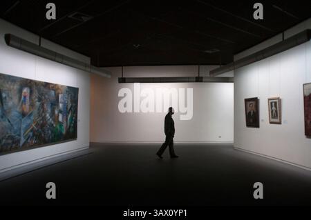 14 settembre 2015 - Bruxelles, Belgio - Inside the Mus.e Royaux des Beaux-Arts, Bruxelles, Belgio. Questa mostra, uno dei musei più importanti e visitati del paese, contiene importanti esempi di arte classica e moderna. In tutto, circa 20.000 case di pezzi, la maggior parte dipinti, ma anche sculture e disegni risalenti al XIV secolo fino ai tempi moderni. Al suo interno mette in risalto il suo grande campione di pittura fiamminga, evidenziando anche la "sala Rubens" contenente venti opere del famoso pittore. (Immagine di credito: © Sergi Reboredo/ZUMA Wire/ZUMAPRESS.com) Foto Stock