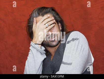 11 ottobre 2008 - Hollywood, California, Stati Uniti - Colin Farrell promuove ''orgoglio e gloria'' a Los Angeles, CA. 11 ottobre 2008 (Credit Image: © Armando Gallo/ZUMA Studio) Foto Stock