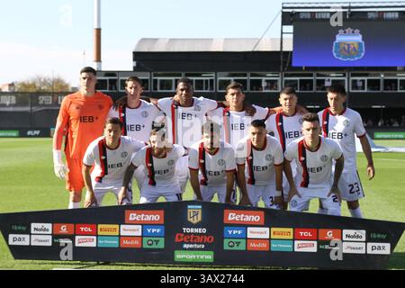 Argentina. 20 aprile 2025. Buenos Aires, 20.04.2025: Squadra di San Lorenzo durante la partita per il 14° round di campionato argentino allo stadio Guillermo Laza ( crediti: Néstor J. Beremblum/Alamy Live News Foto Stock