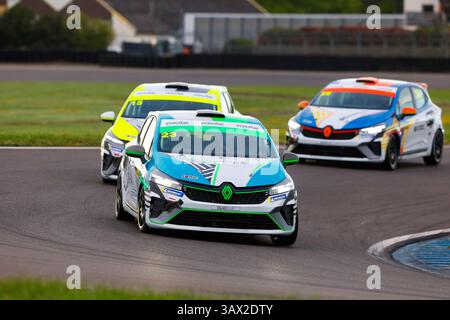 23 FINKELSTEIN Alex (fra), GPA RACING, Clio Cup Series, azione durante il 1° round della Clio Cup Series 2025, dal 19 al 22 aprile 2025 sul circuito Paul Armagnac, a Nogaro, Francia - Photo Grégory Lenormand/DPPI Credit: DPPI Media/Alamy Live News Foto Stock