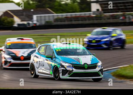 23 FINKELSTEIN Alex (fra), GPA RACING, Clio Cup Series, azione durante il 1° round della Clio Cup Series 2025, dal 19 al 22 aprile 2025 sul circuito Paul Armagnac, a Nogaro, Francia - Photo Grégory Lenormand/DPPI Credit: DPPI Media/Alamy Live News Foto Stock