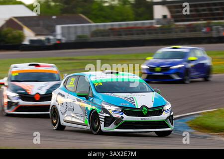 23 FINKELSTEIN Alex (fra), GPA RACING, Clio Cup Series, azione durante il 1° round della Clio Cup Series 2025, dal 19 al 22 aprile 2025 sul circuito Paul Armagnac, a Nogaro, Francia - Photo Grégory Lenormand/DPPI Credit: DPPI Media/Alamy Live News Foto Stock