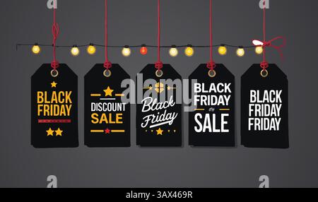 Mega offerte Black Friday 2025: Sconti imbattibili su tecnologia, moda, casa e altro ancora Illustrazione Vettoriale