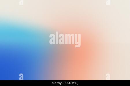 Sfondo colorato con mesh Abstract Gradient. Sfumatura sfocata colorata con effetto rumore granulosità, per design di prodotti artistici, social media, Foto Stock