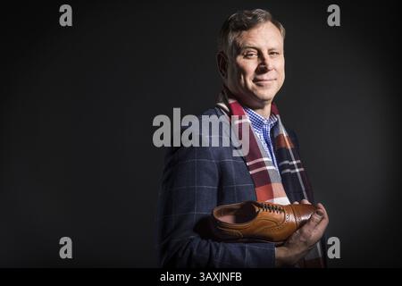 5 gennaio 2017 - Minneapolis, Minnesota, USA - CEO Paul Grangaard di Allen Edmond Shoes. (Immagine di credito: © Leila Navidi/TNS via ZUMA Wire) Foto Stock