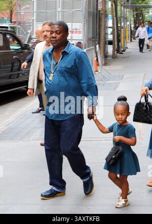 6 settembre 2016 - New York, New York, Stati Uniti - l'attore Tracy Morgan e sua figlia Maven Sonae Morgan hanno fatto un'apparizione a "The View" il 6 settembre 2016 a New York (immagine di credito: © Zelig Shaul/Ace Pictures via ZUMA Press) Foto Stock
