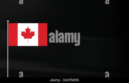 1° luglio celebrazioni che abbracciano lo Spirit of Canada Day Illustrazione Vettoriale