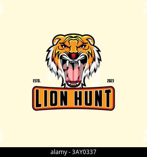 Design del logo Adventure e del logo aziendale in modello vettoriale Illustrazione Vettoriale