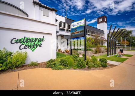 St George, QLD, Australia - Balonne Shire Council Buildings Foto Stock