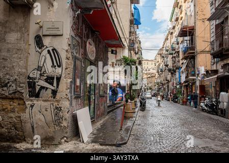 Rione Sanità di napoli, italia Foto Stock