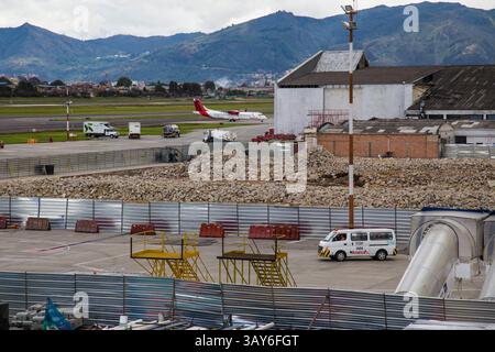 15 novembre 2016 - Colombia - EN el aeropuerto El Dorado estÃÂn avanzadas obras como la ampliaciÃÂ³n del terminal interncional de pasajeros y la construcciÃÂ³n de la nueva plataforma en terrenos donde se tumbÃÂ³ la antigua torre de control. Novembre 9 del 2016 CrÃÂ©dito: CEET FotÃÂ³grafo: DIEGO SANTACRUZ (immagine di credito: © El Tiempo/GDA via ZUMA Wire) Foto Stock