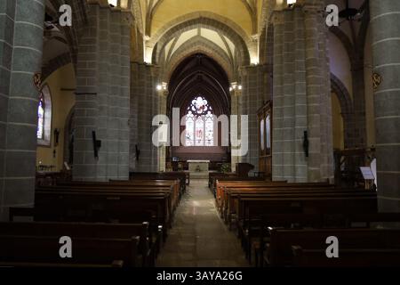 Chiesa di Saint Laurent, città di Parthenay, dipartimento di Deux-Sèvres, Francia di Eric Foto Stock