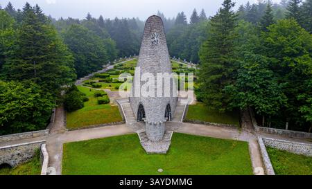 Monumento del corpo d'armata cecoslovacco in Slovacchia. IMMAGINE Foto Stock