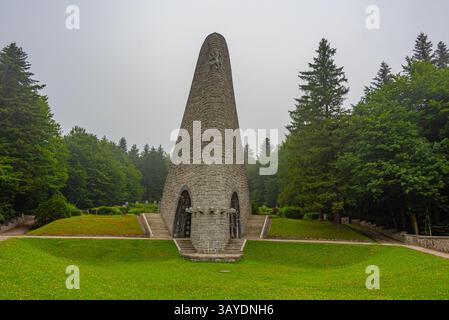 Monumento del corpo d'armata cecoslovacco in Slovacchia. IMMAGINE Foto Stock
